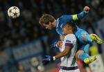 INDSKIFTET. I 0-0-kampen ude mod Zenit St. Petersborg fik Rubin Okotie (nederst) de sidste 10 minutter. 