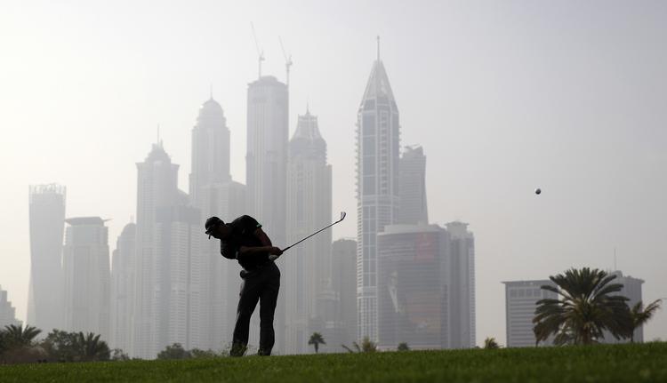 STJERNEGÆST. Dubai Desert Classic har enden en gang formået at tiltrække Tiger Woods til en gæsteoptræden på European Tour. 