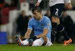 MÅLSCORER. Endnu en gang scorede Sergio Agüero, men senere måtte argentineren udgå med en skade. 