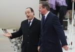 Topmøde. Francois Hollande (tv) og David Cameron er ikke enige om EU-kursen. 