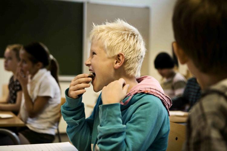 Madkultur. En makrelfilet er klumpet og har struktur. Det kan børn sagtens lære. 