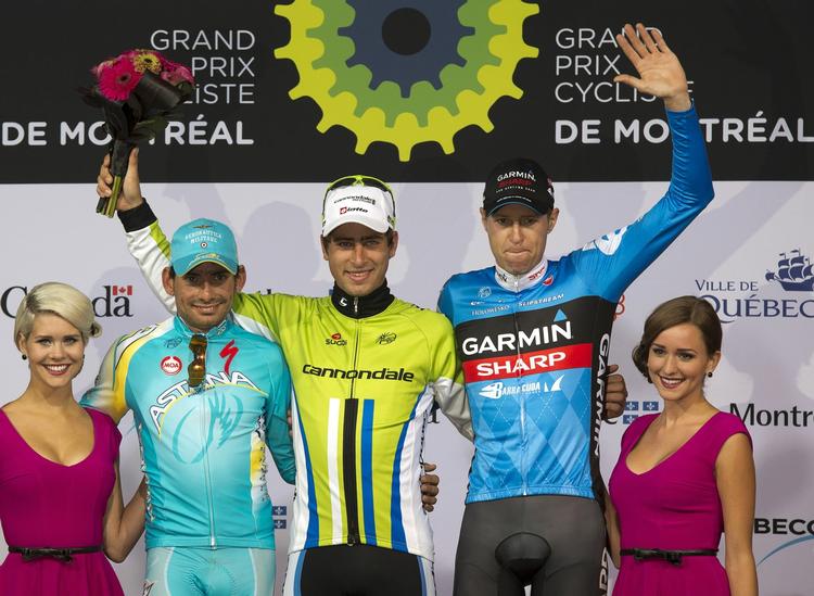 TOER. I 2013 blev Simone Ponzi (tv.) kun slået af Peter Sagan i Montreal Grand Prix. 