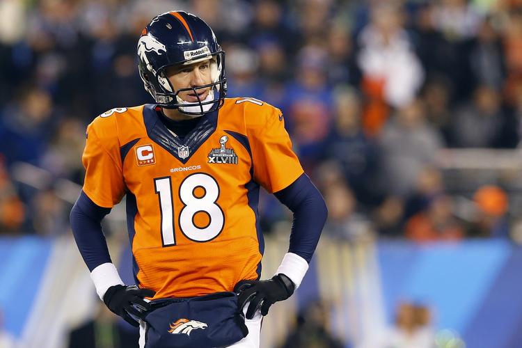 ydmygelse. Denver Broncos' stjernespiller, Peyton Manning, havde valgt den forkerte kamp at have en dårlig dag i. 