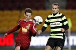Farvel. Kian Hansen (th) skifter til sommer til fransk fodbold. 