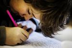 Lektier. I en rundspørge udført af Kristeligt Dagblad, hvor 454 skoleledere har svaret på spørgsmålet om lektier, svarer hver fjerde skoleleder, at skolen i enkelte eller alle klasser har valgt at integrere lektier i undervisningen. - Foto: 