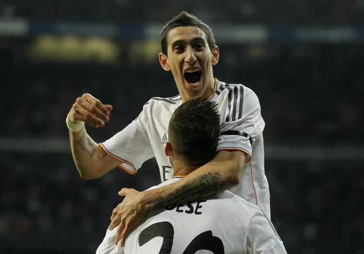 3-0. Den første semifinale sendte Angel Di Maria og Jese Rodriguez meget tæt på slutkampen om Copa del Rey. 