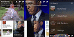 HIT. Anmelderne er vilde med den Facebook Paper-app, der giver én mulighed for at tjekke Facebook og læse nyheder i et lækkert interface. Hvis man snyder lidt, kan man også bruge den i Danmark (Foto: Politiken.dk/Screenshot) 