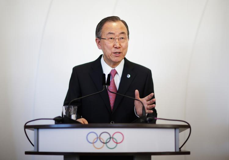 Diskrimination. FN's generalsekretær, Ban Ki-moon, krævede på dagen før åbningen af vinter-OL i russiske Sotji en ende på diskrimination mod homoseksuelle. Det skete i en tale for Den Internationale Olympiske Komité (IOC) i Sotji. 