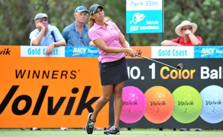 FØRSTEPLADS.  Efter anden runde i Queensland er Cheyenne Woods på en delt førsteplads. 