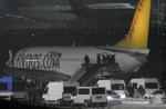 Snydt. Det tyrkiske fly fra selskabet Pegasus Airlines landede i Istanbul, selv om flykaprer havde krævet det omdirigeret til OL-byen Sochi. 