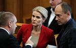 Hovedrolle. Bjarne Corydon, og Helle Thorning-Schmidt, her sammen med til højre den nye transportminister Magnus Heunicke, er centrale i den anonyme S-bog. 