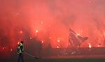 Røginferno. Sigtbarheden var lav på Brøndby Stadion unde mødet 1. december sidste år. 