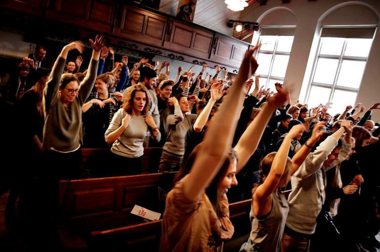 litt-talk. Indimellem må man op at stå under to dages litteraturarrangement. 