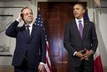 Topmøde. Francois Hollande (tv) og Brack Obama har nok at se til for tiden. 