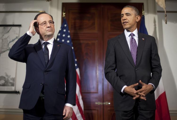 Topmøde. Francois Hollande (tv) og Brack Obama har nok at se til for tiden. 