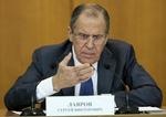 Ruslands udenrigsminister Sergej Lavrov har netop holdt pressemøde i Madrid. Her er han fotograferet i Moskva i januar. 