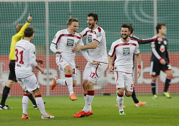 SEJSMÅLET. I den forlængede spilletid blev den flyvende Ruben Jenssen matchvinder for Kaiserslautern. 