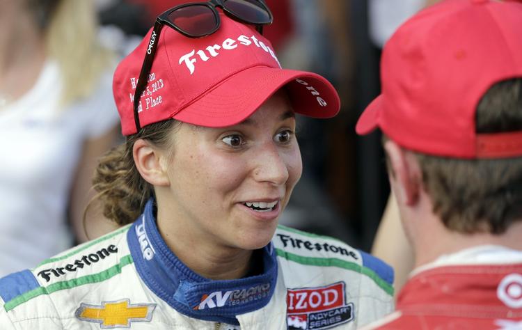 HURTIG. Efter fire år i Indecar vil Simona De Silvestro prøve at køre sig til et Formel 1-sæde. 