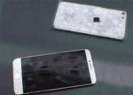 STØRRE. De to nye iPhones, der er på vej, skulle have større skærme end forgængerne. Og nu ser det også ud til at de lander i butikkerne tidligere end forgængerne. (Foto: Twitter/Sonny Dickson) 