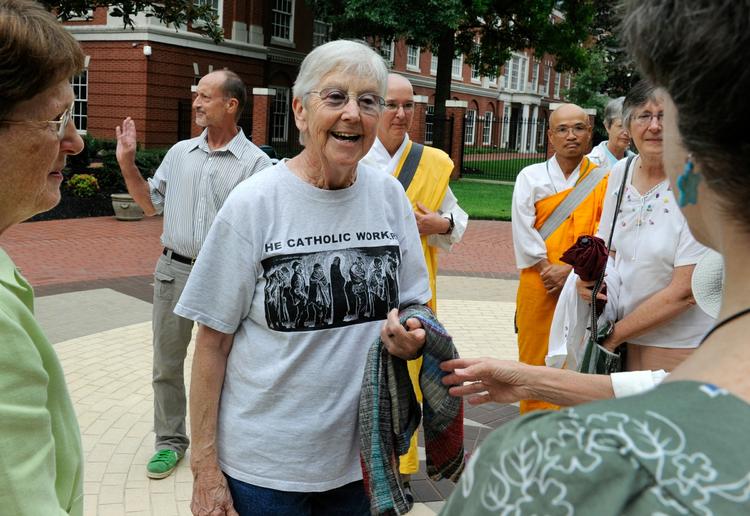 Dømt. 84-årige Megan Rice skar sig gennem hegn og slap forbi adskillige sikkerhedsforanstaltninger på anlægget i Tennessee sammen med to andre medlemmer af en pacifistgruppe i juli 2012. 