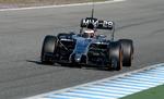 hurtigst. Kevin Magnussen bag rattet i den McLaren-racer, der foreløbig har vist sig at være særdeles konkurrencedygtig før sæsonstart. 