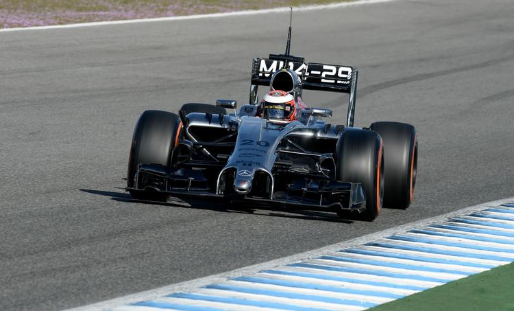hurtigst. Kevin Magnussen bag rattet i den McLaren-racer, der foreløbig har vist sig at være særdeles konkurrencedygtig før sæsonstart. 