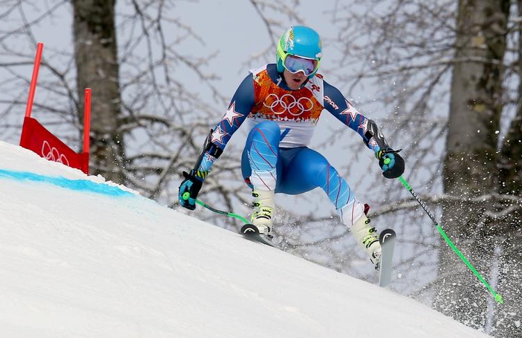 Guld. Ted Ligety på vej mod triumfen. 