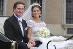 Forældre. Den svenske prinsesse Madeleine blev gift med Christopher O'Neill i Slotskirken i Stockholm 8. juni sidste år. I går fik de daeres første barn. 