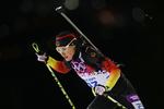 Firer. Evi Sachenbacher-Stehle var kun et sekund fra bronze i 12,5 km skiskydning. 
