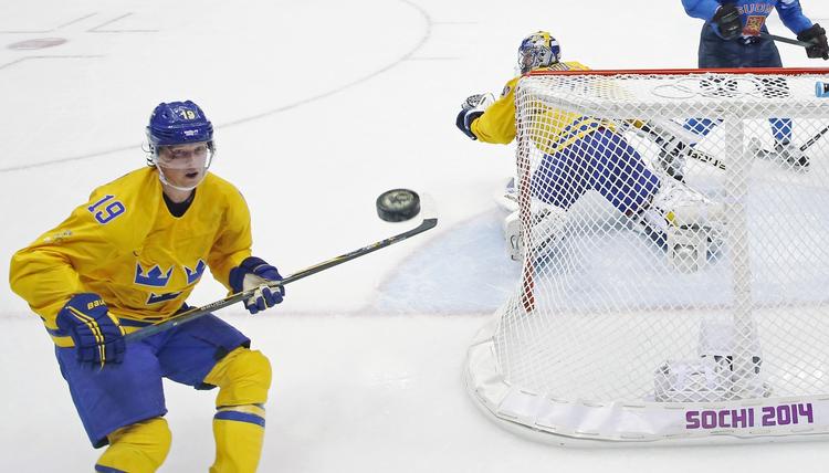 POSITIV. OL-finalen i ishockey var uden deltagelse af Nicklas Bäckström, der har leveret en positiv dopingtest. 