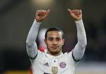MÅL. Det ene af Bayerns fire mål blev scoret af Thiago Alcantara. 