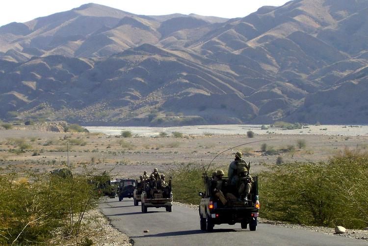 Waziristan. Den pakistanske hær har svære betingelser i den bjerrige, stammekontrollerede Waziristan-region i det nordlige Pakistan. 