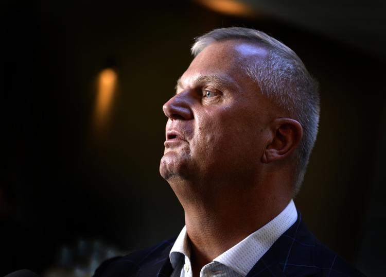 tv-penge. Brøndby IF's bestyrelsesformand, Aldo Petersen, ser gerne en anden fordeling af indtægterne fra de tv-transmitterede kampe. 