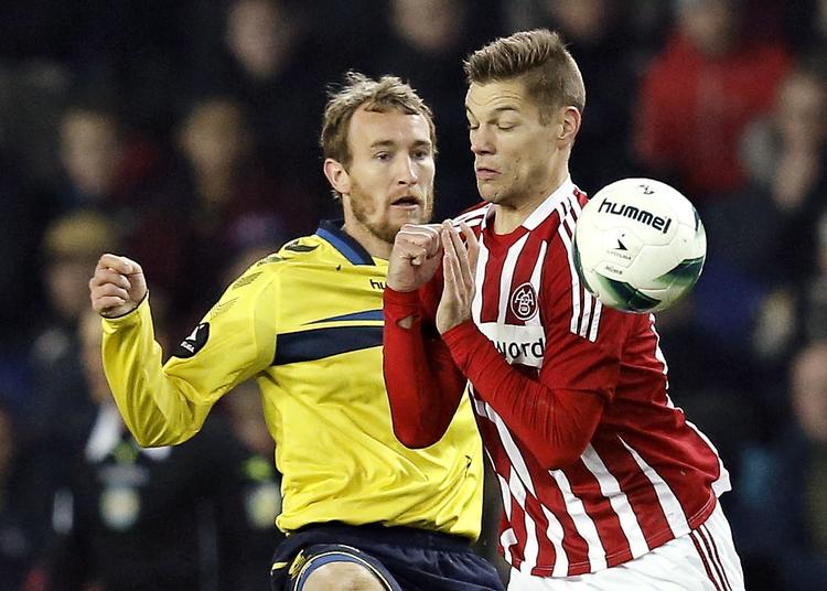 Enegang. I Brøndby vurderer de, at at holdet omkring Thomas Kahlenberg er så attraktivt, at de kan gå enegang på tv-markedet. 