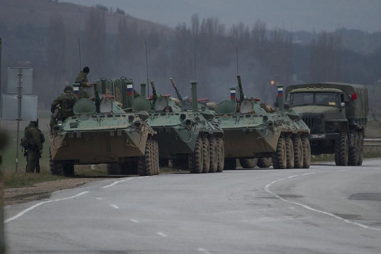 Konflikt. Russiske soldater har taget kontrol med det meste af Krim-halvøen i Ukraine. 