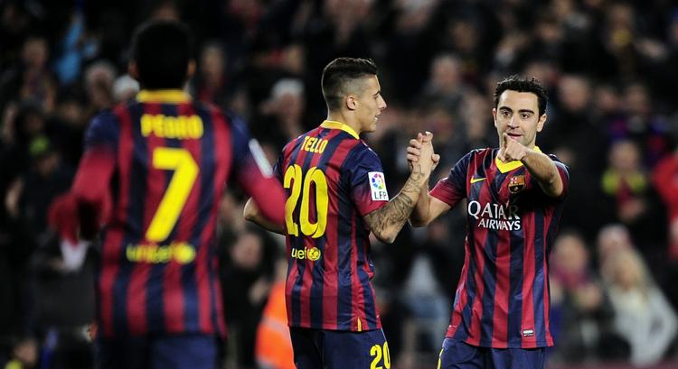 Liga. FC Barcelona vandt sikkert over Almeria i den spanske liga. 