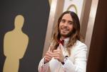 AWARD. Jared Leto vandt aftenens første award for sin birolle i 'Dallas Buyers Club' 