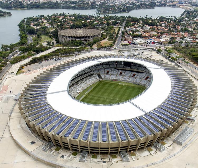 Nedtælling. Arenaen i Belo Horizonte, hvor der er plads til 62.170 tilskuere, byde rop til første VM-kamp 14. juni, når Colombia møder Grækenland. 