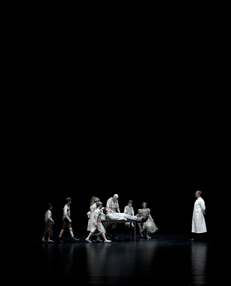 Opsætningen af Woyzeck på Det Kongelige Teater. 