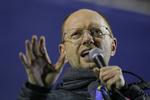 kamptale. Ukraines midlertidige ministerpræsident Arsenij Jatsenjuk mødes med alle EU's regeringsledere. (arkiv) 