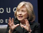 Mediekrig. Hillary Clinton, tidligere amerikansk udenrigsminister, har sammenlignet Putins handlinger med 30'ernes Tyskland. 