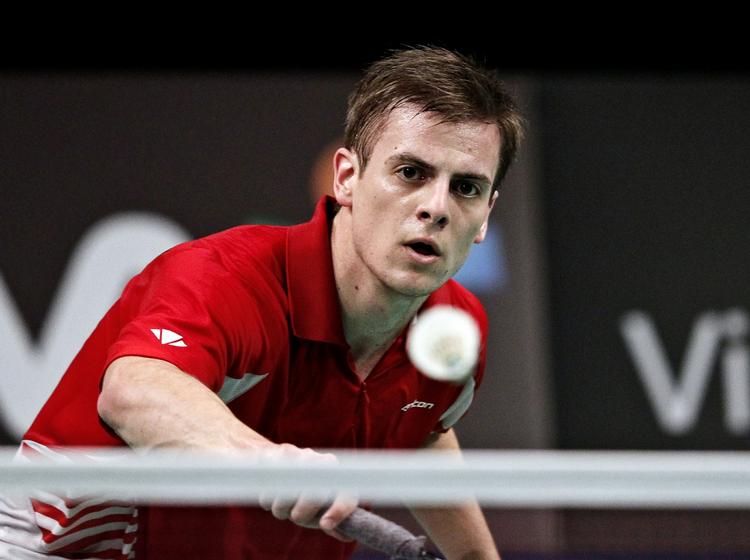 Tilfreds. Selv om Hans-Kristian Vittinghus tabte kvartfinalen ved All England-turninringen, er godt tilfreds, fordi han har kvalificeret sig til VM. - Foto: 