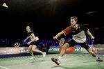 Ude. All England-mesterskaberne er turneringen, der har skabt danske legender i badminton, men det bliver ikke i år, der bliver føjet flere kapitler til den positive fortælling. Mads Pieler Kolding og Kamilla Rytter Juhl tabte deres kvartfinale i mixed double til koreanerne Ko Sung Hyun og Kim Ha Na. - Foto: 