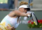 Kampklar. Sidste år blev det til en finaleplads i Indien Wells for Caroline Wozniacki. I år fik hun også en god begyndelse. 