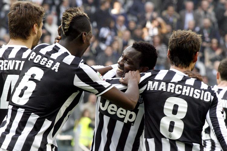 SEJRSMÅLET. På Kwadwo Asamoahs scoring fik Juventus besejret sin næste modstander. Fiorentina er nemlig også modstanderen i Europa League på torsdag. 