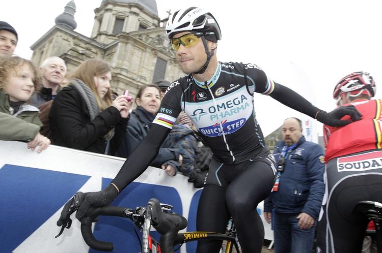 FROSSENPIND. I går i Gent var Tom Boonen hårdt ramt af vejret, men i dag var de problemer glemt. 