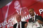 Makkerpar. Det var Hoeness (tv), der var bagmand, da Pep Guardiola ganske overraskende blev ny træner i FC Bayern. 