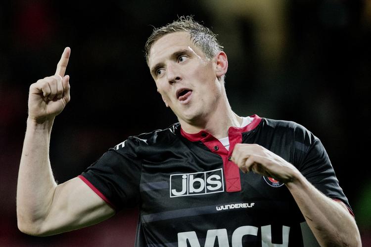 MATCHVINDER. I den seneste kamp mellem FC Midtjylland og Sønderjyske (der dengang var nummer 1 og 3 i Superligaen) blev Morten 'Duncan' Rasmussen matchvinder med sejrsmålet til 2-1 i det 83. minut. 