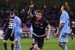 1-0. Med to scoringer til allersidst i hver halvleg blev Morten 'Duncan' Rasmussen matchvnder for FC Midtjylland. 