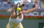 udspillet. Caroline Wozniacki mødte en modstander, der var bedre end hende til baglinje-tennis, da  Jelena Jankovic spillede sig til kvartfinalen i Indian Wells. 